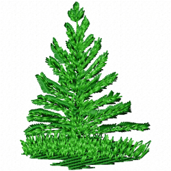 Trees Embroidery Design 2